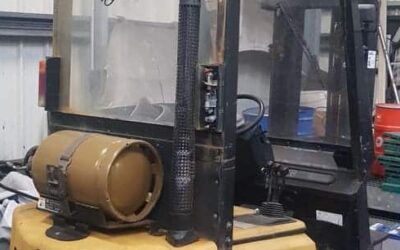 CHARIOT ELEVATEUR THERMIQUE A GAZ YALE DE 1997 VENDU EN L&rsquo;ETAT